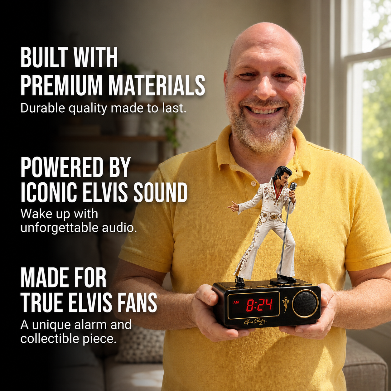 Elvis Presley Digital Alarm Clock